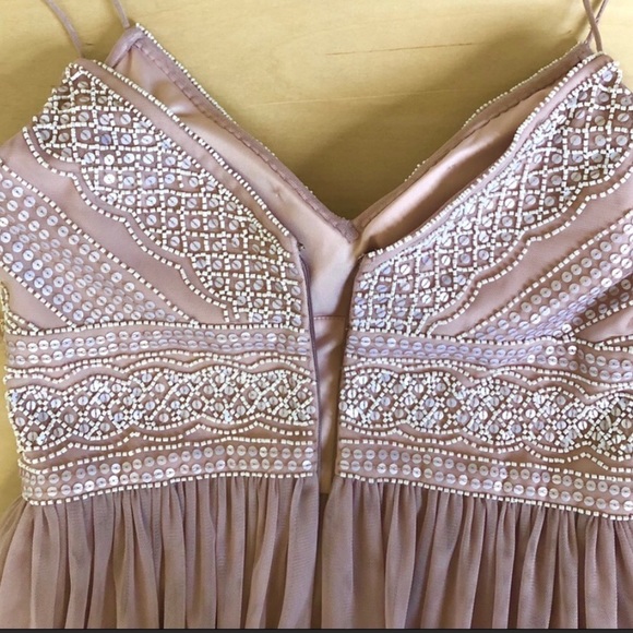 NWT BHLDN x Adrianna Papell Aida Dress in Rose Size 4 - Picture 10 of 10